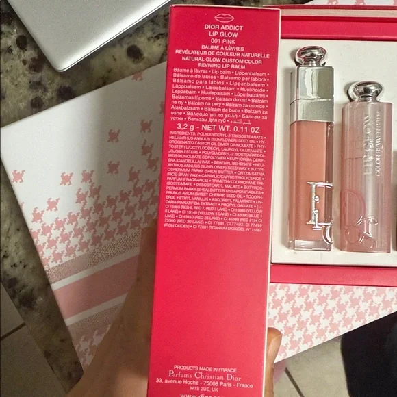 🌸New DIOR ADDICT 3 pcs Lip Essentials Set lip maximizer, lip gloss, lip plumper